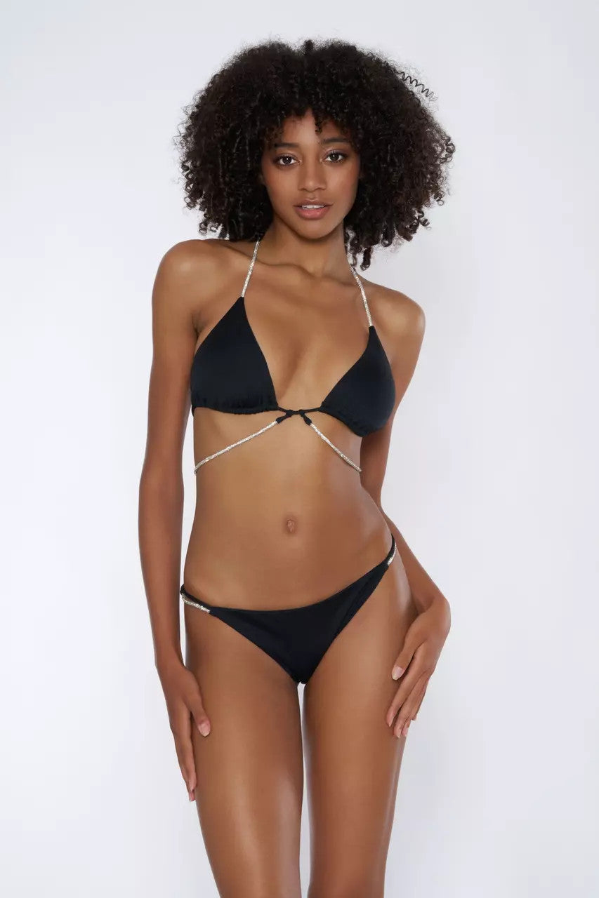 4Giveness Bikini da Donna a Triangolo con Bordi Arricciati 4Giveness Bikini da Donna a Triangolo con Bordi Arricciati