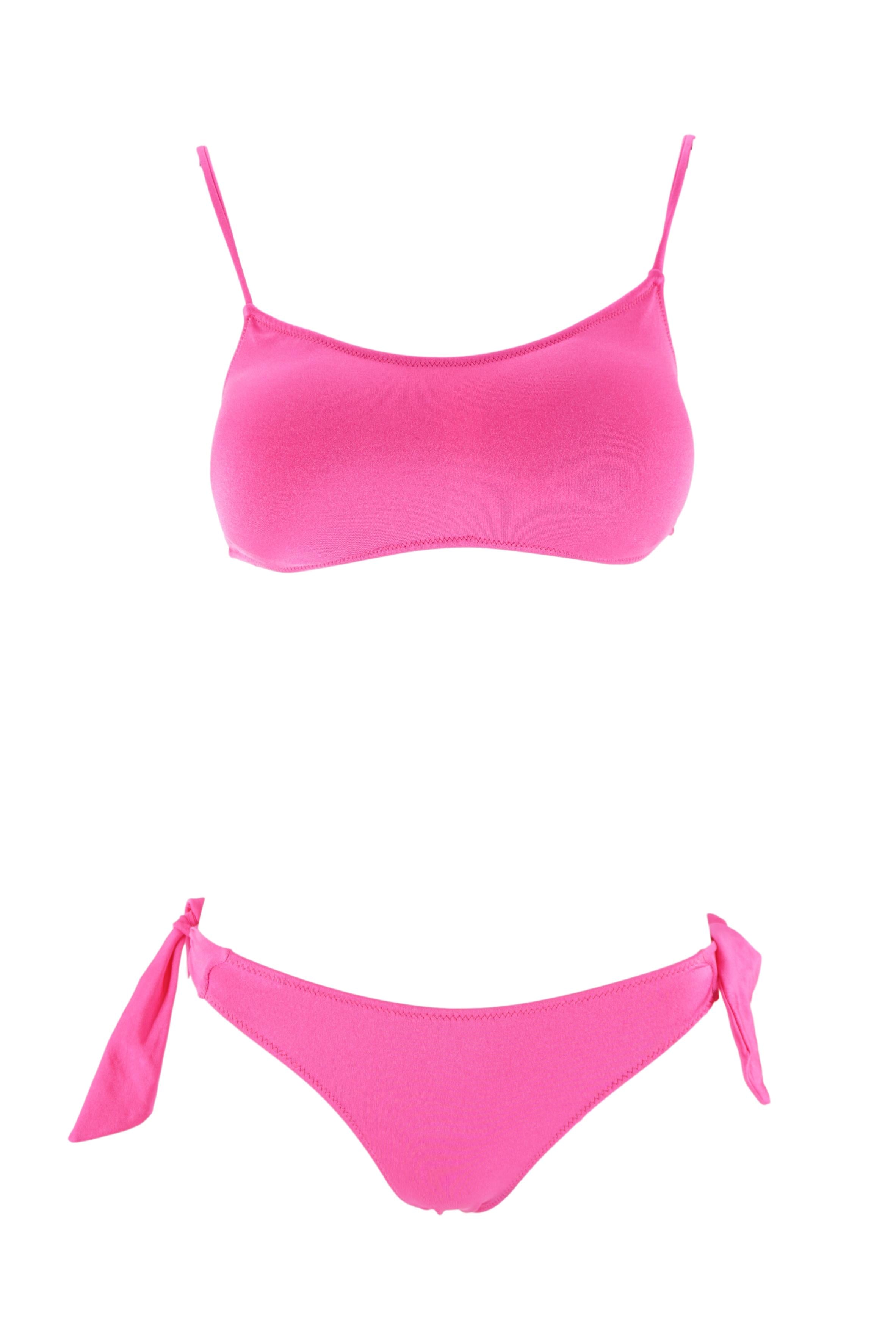 Bikini con Fascia Fucsia