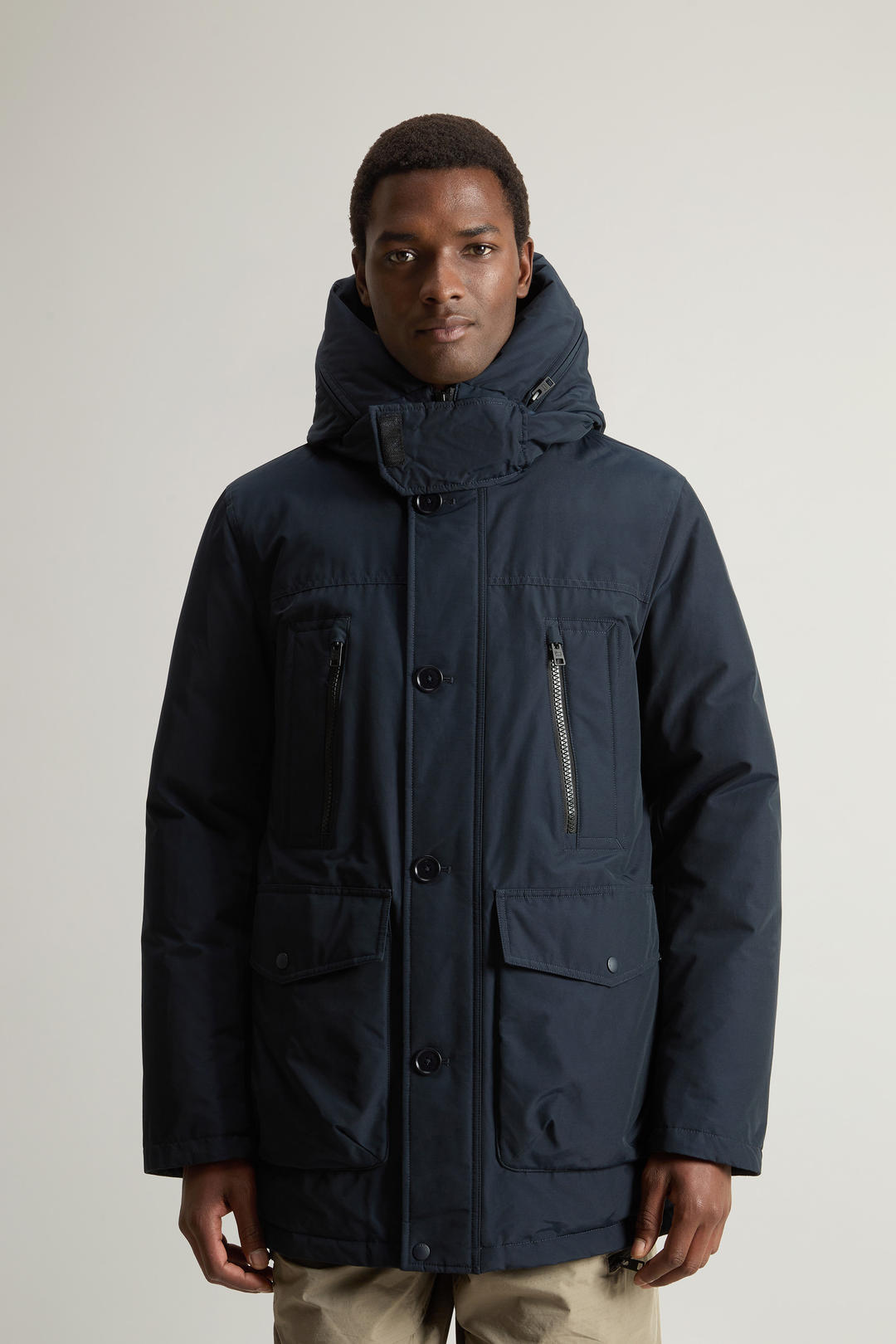 Arctic Parka Evolution in Tessuto Ramar Blu