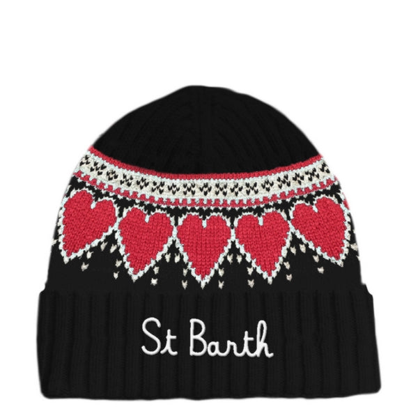 Cappello Invernale Con Pompon House Of Tweed - Unisex - Fantasia Mucca, Pecora, Cavallo
