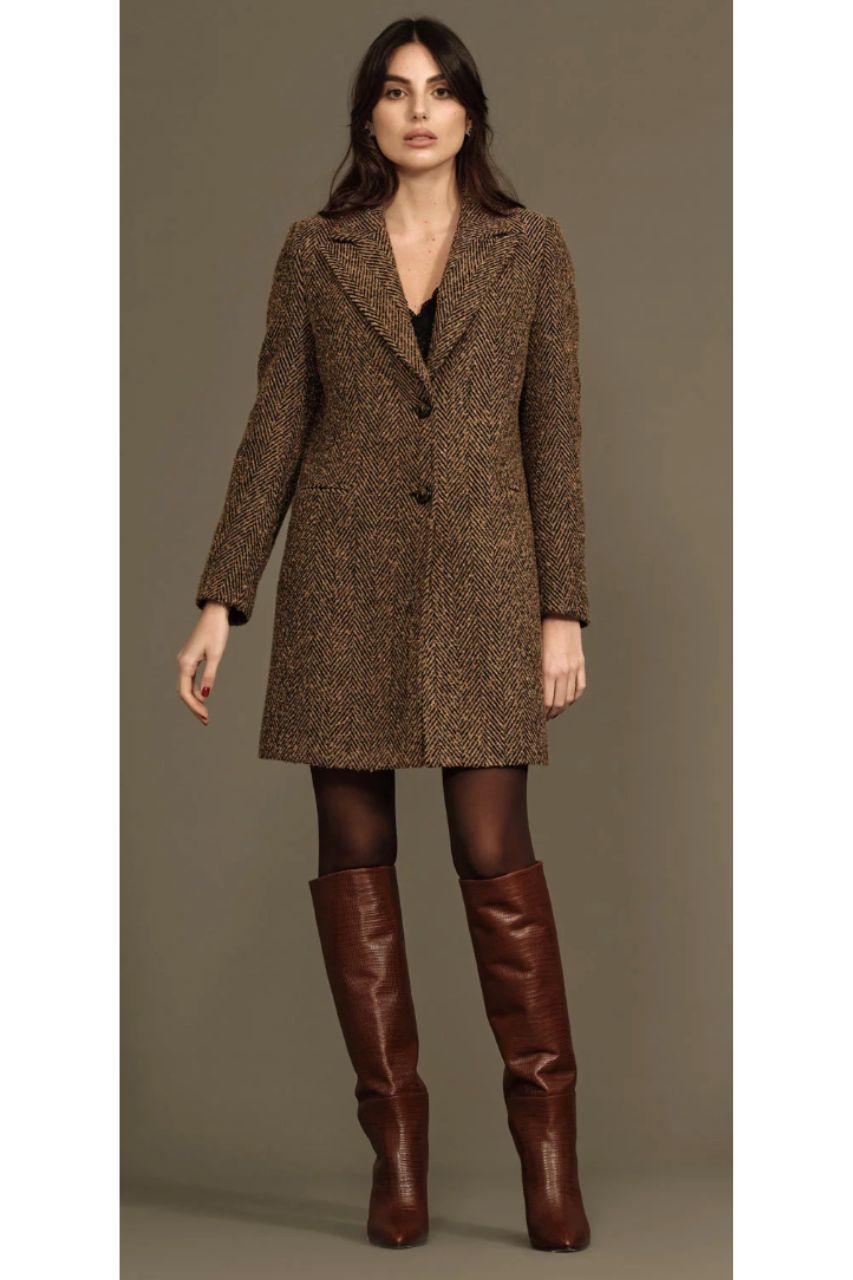 Donna Elegante Cappotto Beige Donna Corto Cappotto Donna Elegante