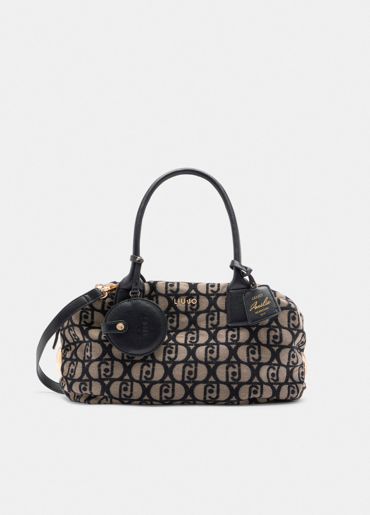 Borsa Grande Jacquard / Marrone
