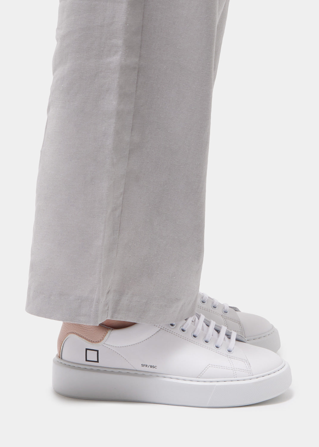 Sneaker in Pelle Sfera Calf / Bianco - Ideal Moda