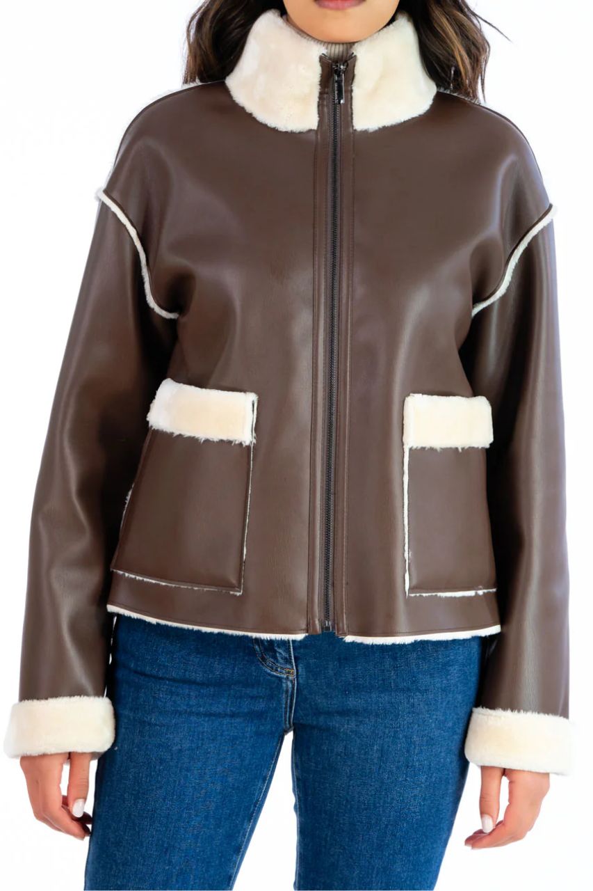 Jacket Giacca Montone Donne Montone Giacche Invernali Di Tendenza
