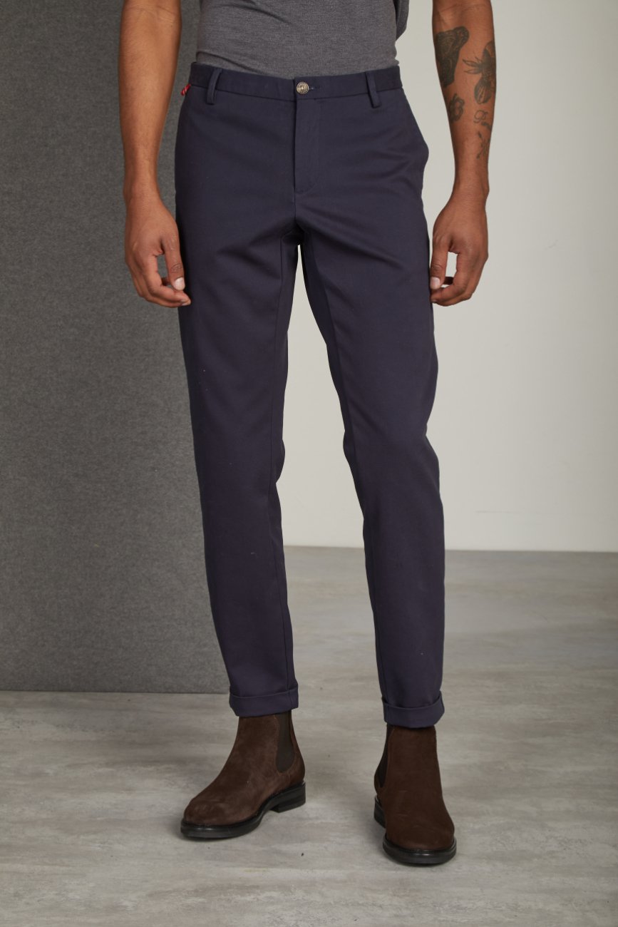 Pantalone ATPCO in Cotone Blu - Main Image