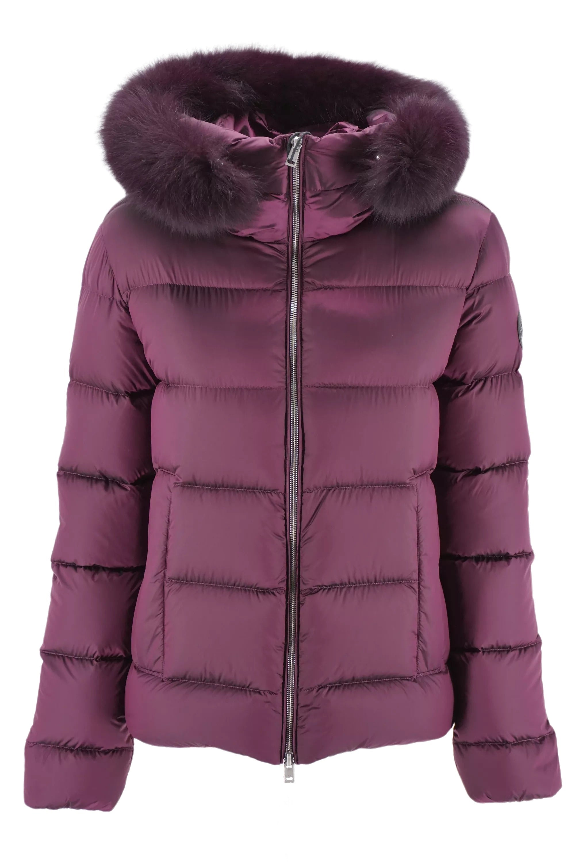 Emilio Pucci Cappotto viola con motivo Marmo da bambina PV2B10-E0191 main image 1