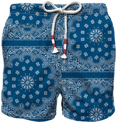 Costume da Bagno con Stampa Mc2 Saint Barth Blu