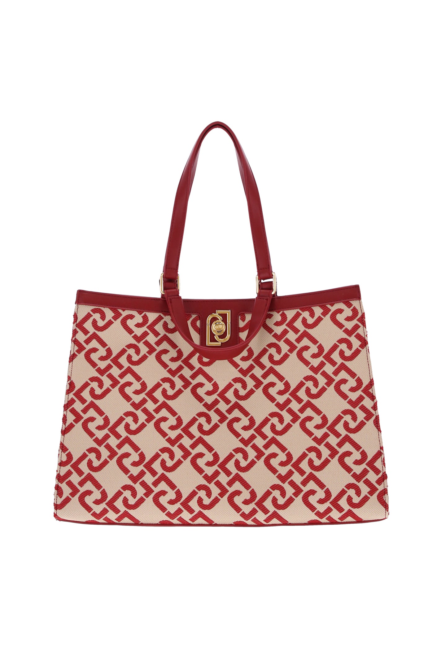 Borsa Liu Jo in Tessuto Monogram Rosso