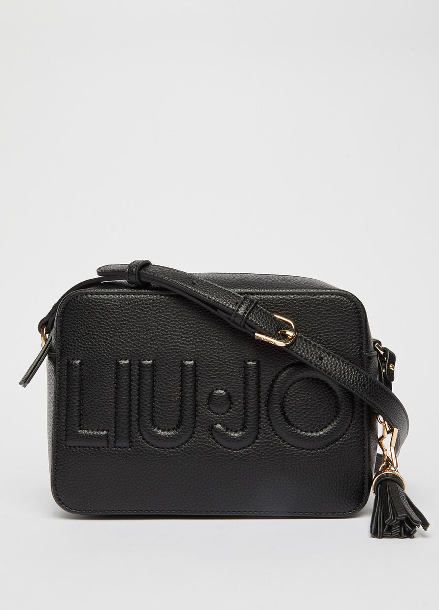 Borsa Liu Jo a Tracolla con Logo Nero - Main Image