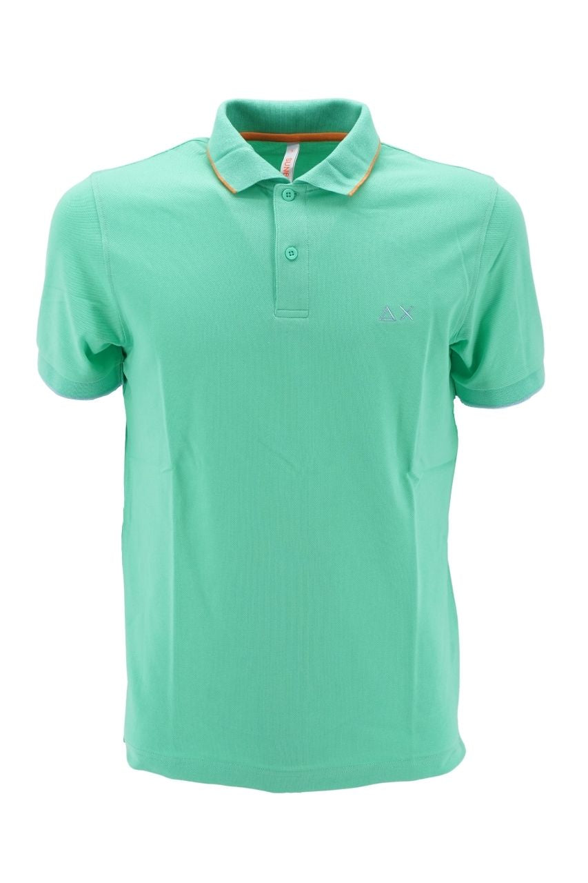 Polo Sun 68 con Contrasti Verde