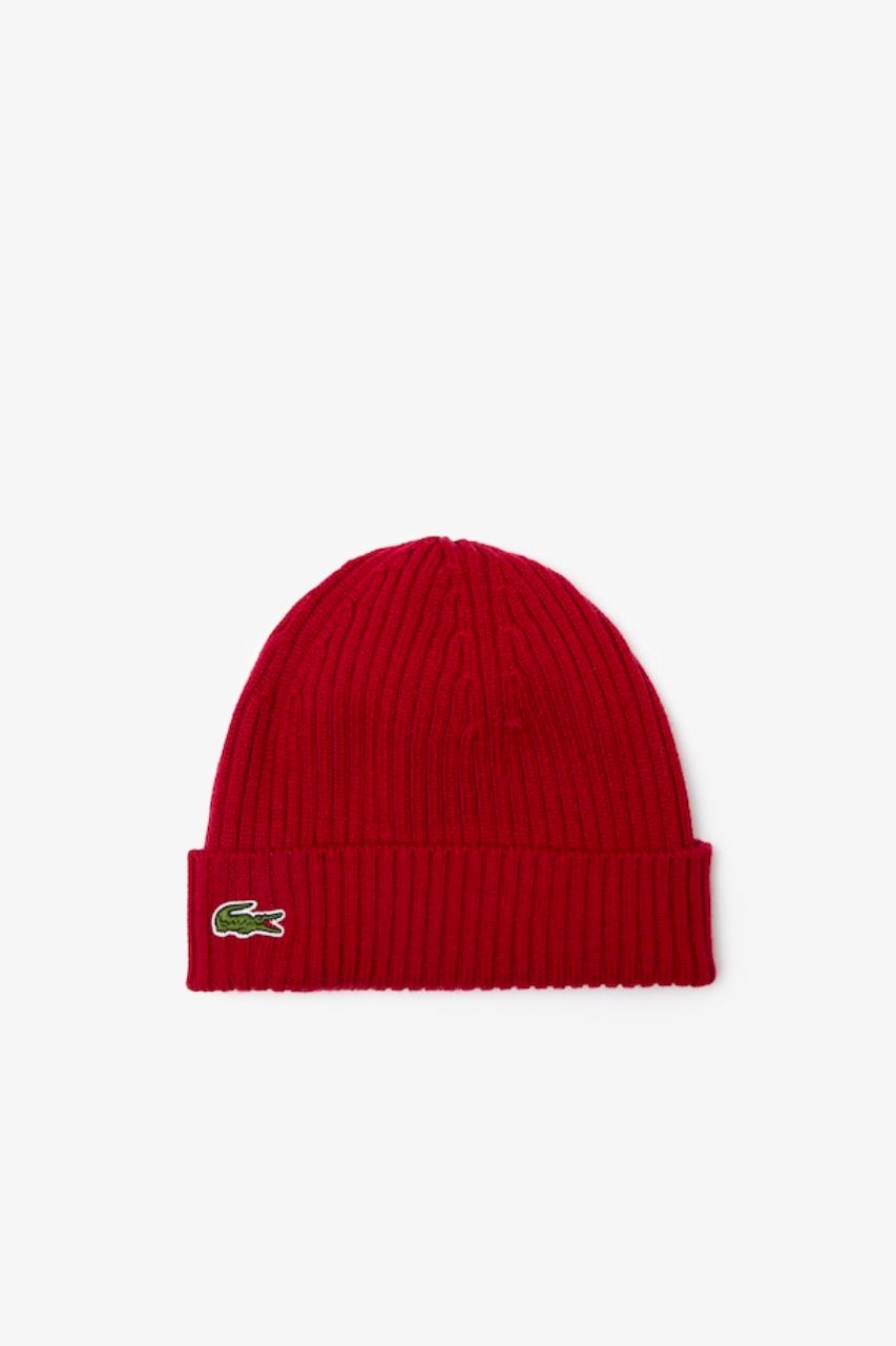 Cappello Unisex in Lana Lacoste Bordeaux