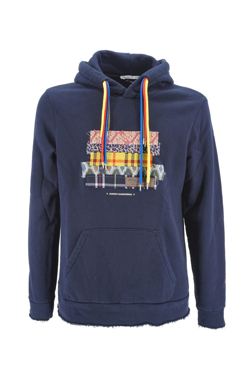 Pullover Daniele Alessandrini Homme - Bleu - Référence 4046530A181000 - Neuf Avec étiquettes