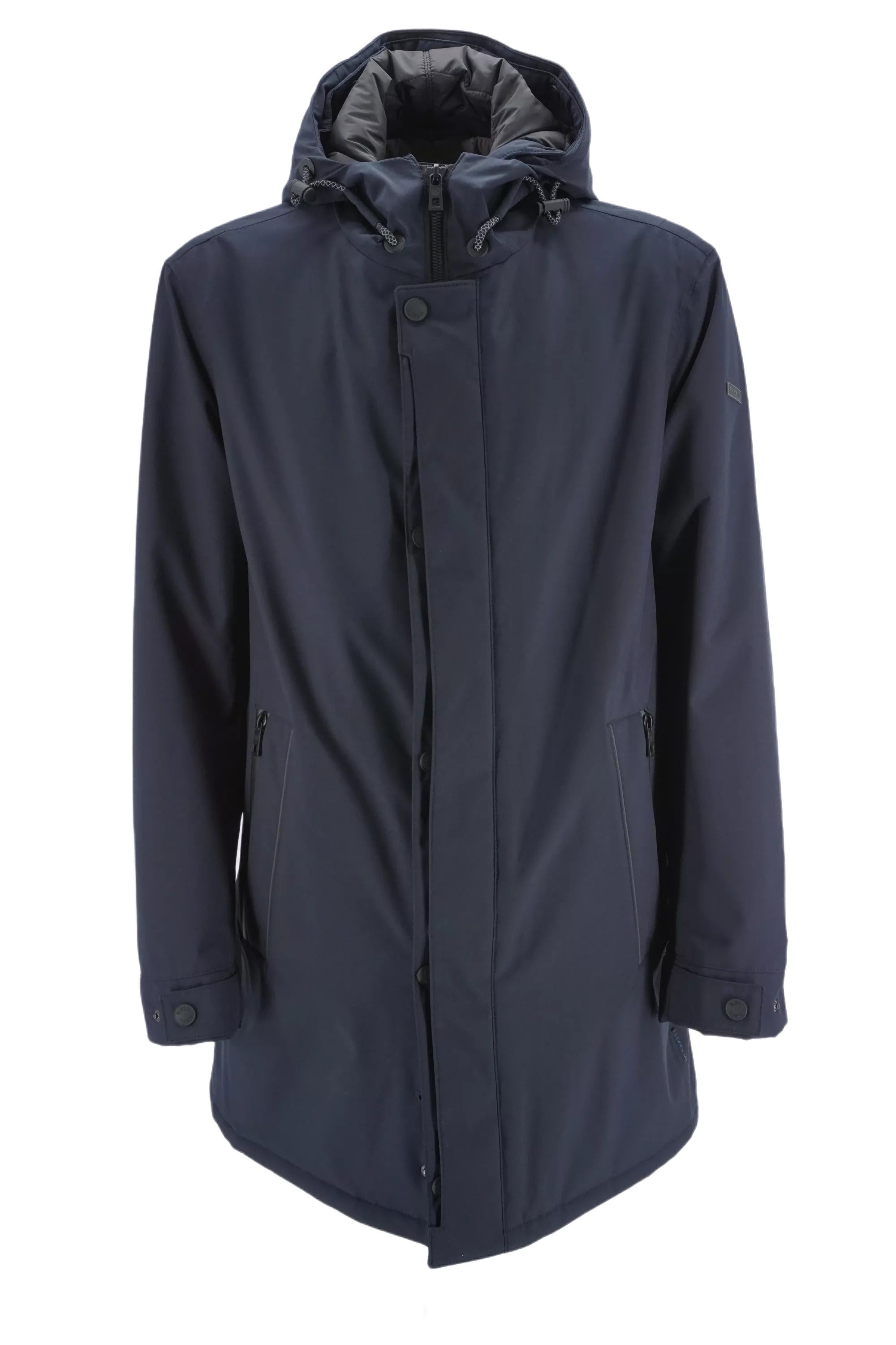 Accappatoio Uomo Bugatti Stefano Con Cappuccio - Blu Navy, 100% Cotone Morbido, Lavabile In Asciugatrice - 2