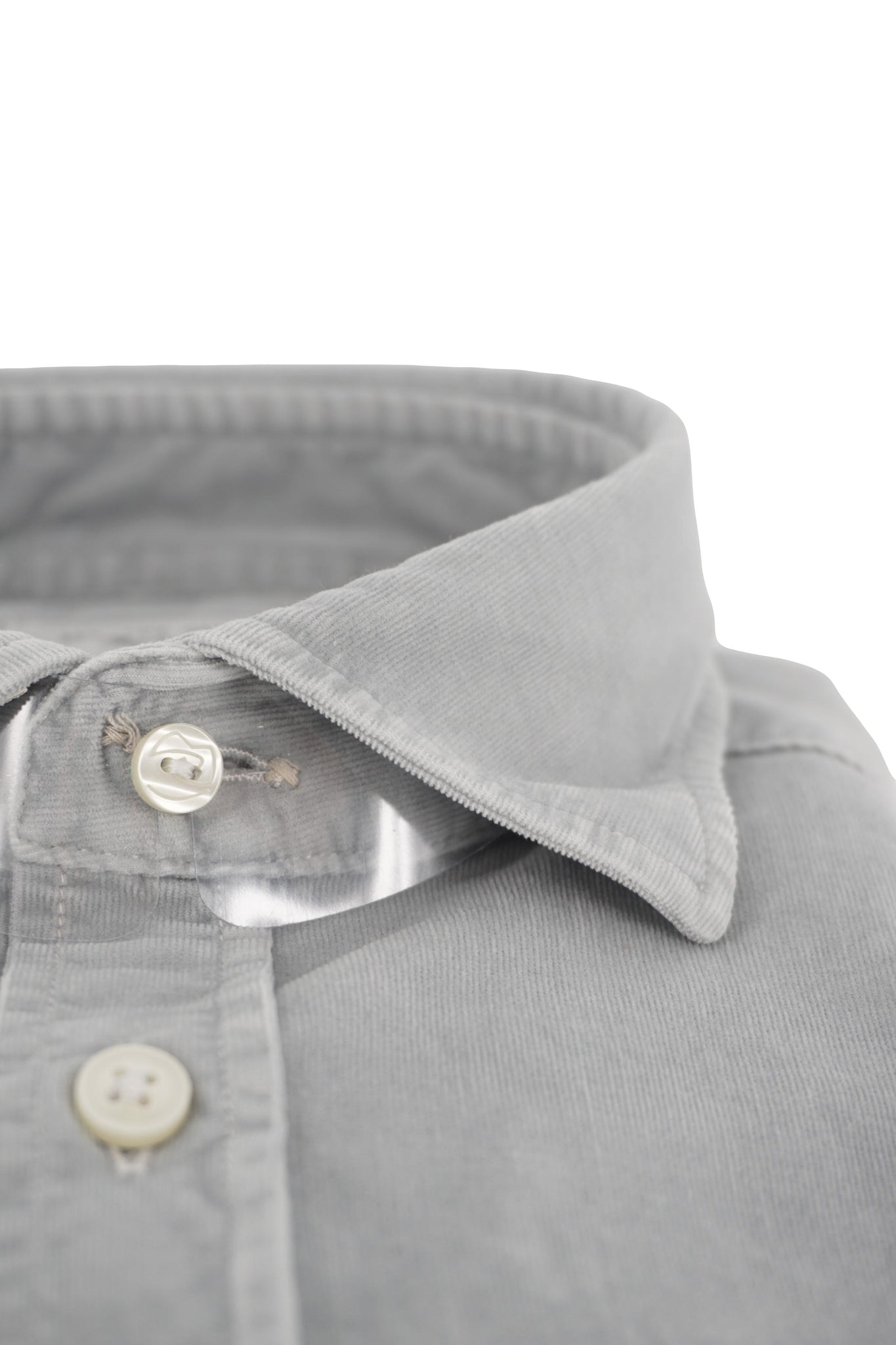 Camicia in Velluto / Grigio - Ideal Moda