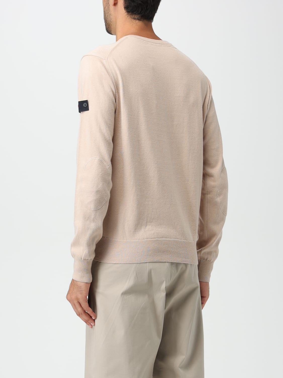 Maglia con Logo Laterale / Beige