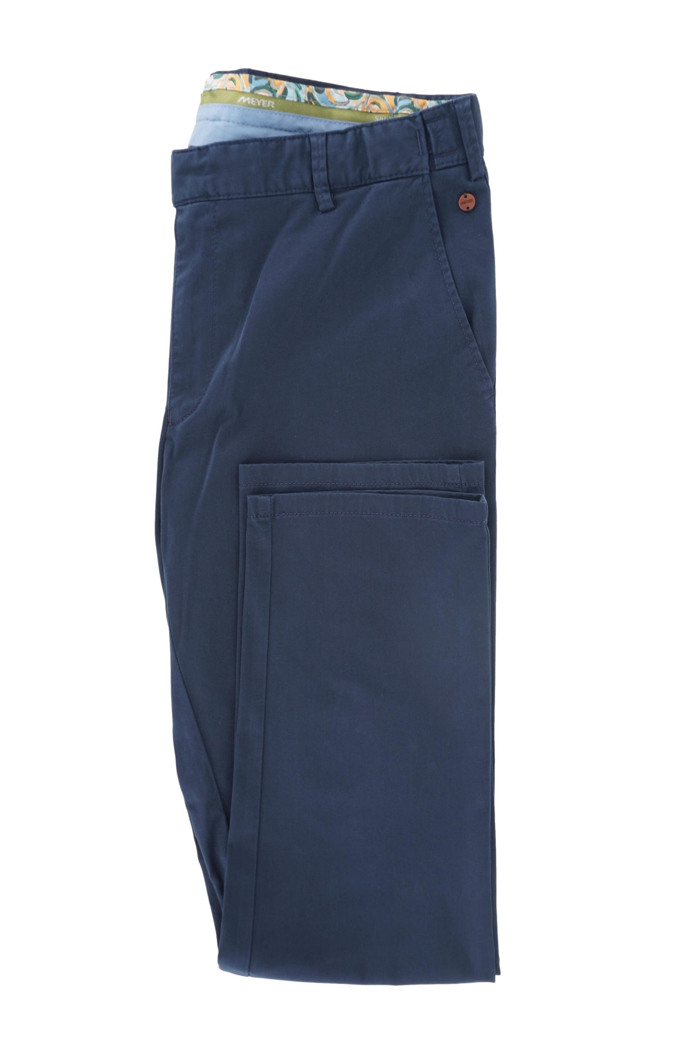 Pantalone Oslo in Cotone / Blu - Ideal Moda