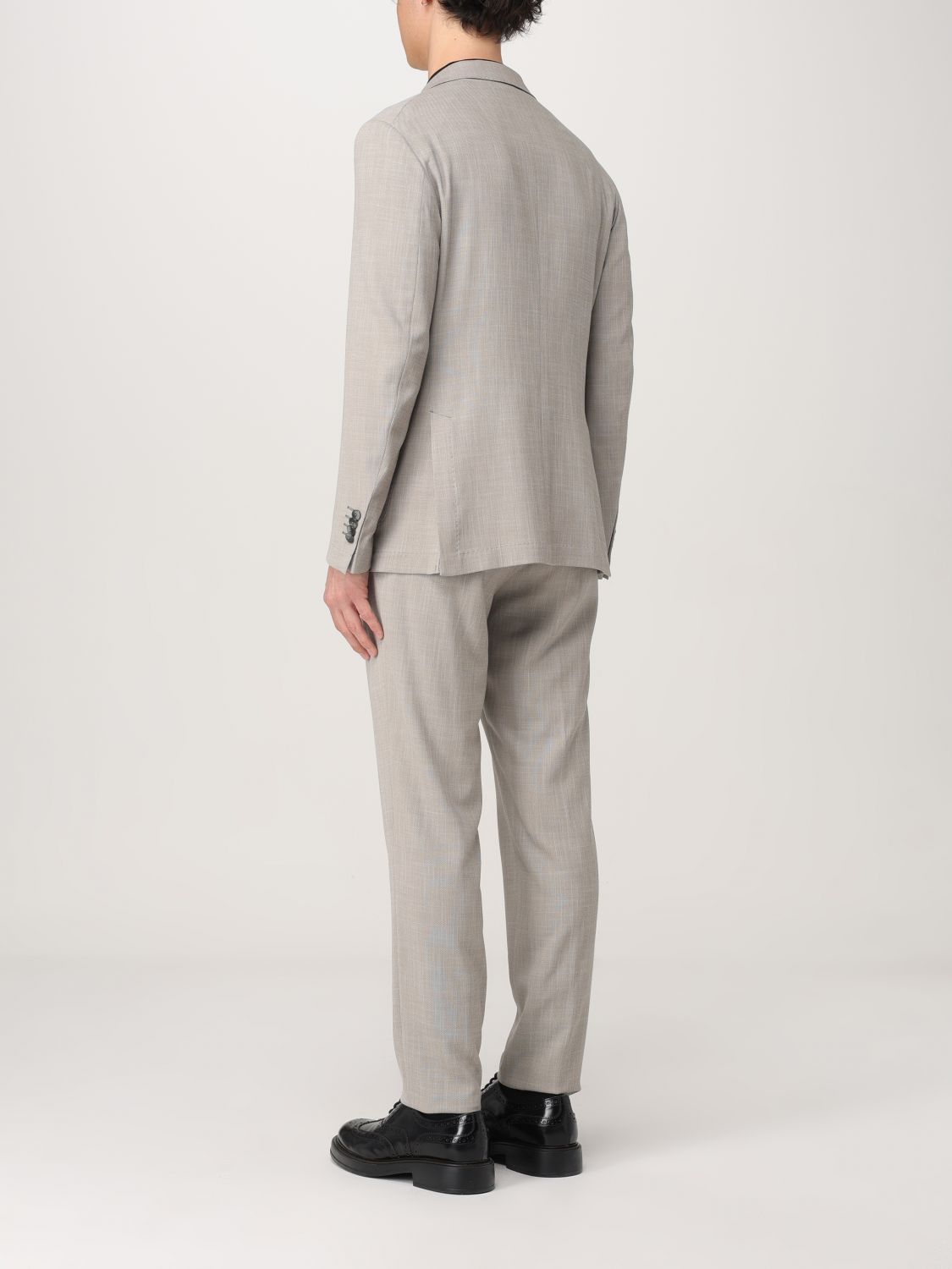 Abito Due Bottoni con Revers Classico / Beige - Ideal Moda