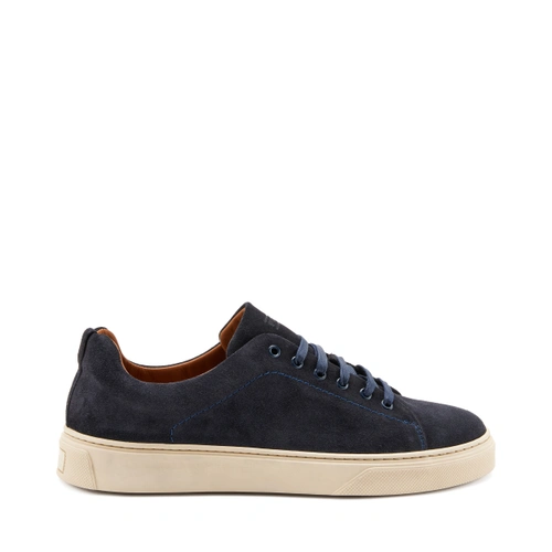 Sneaker in Pelle Scamosciata / Blu - Ideal Moda