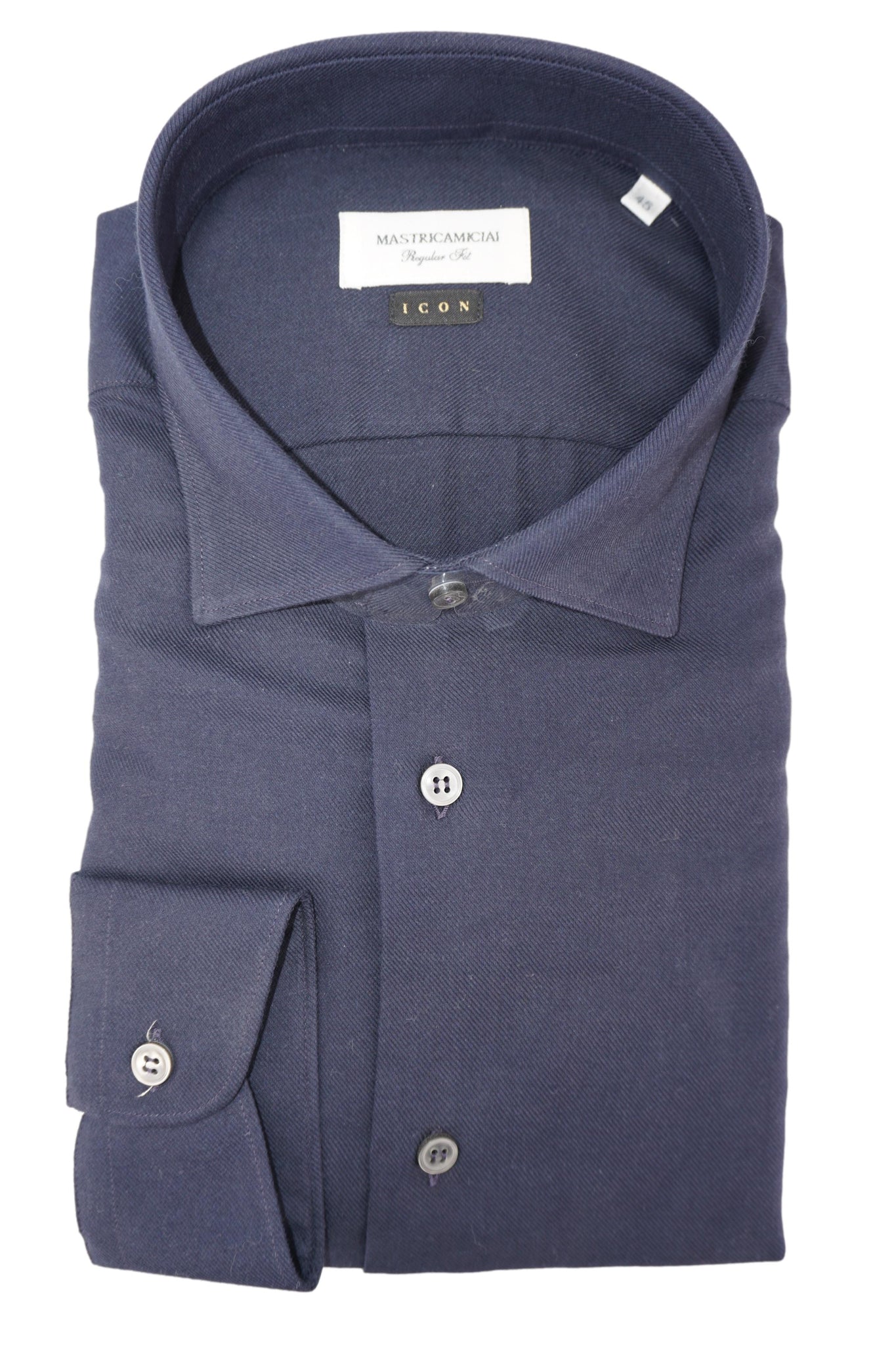 Camicia in Cotone e Cashmere / Blu - Ideal Moda