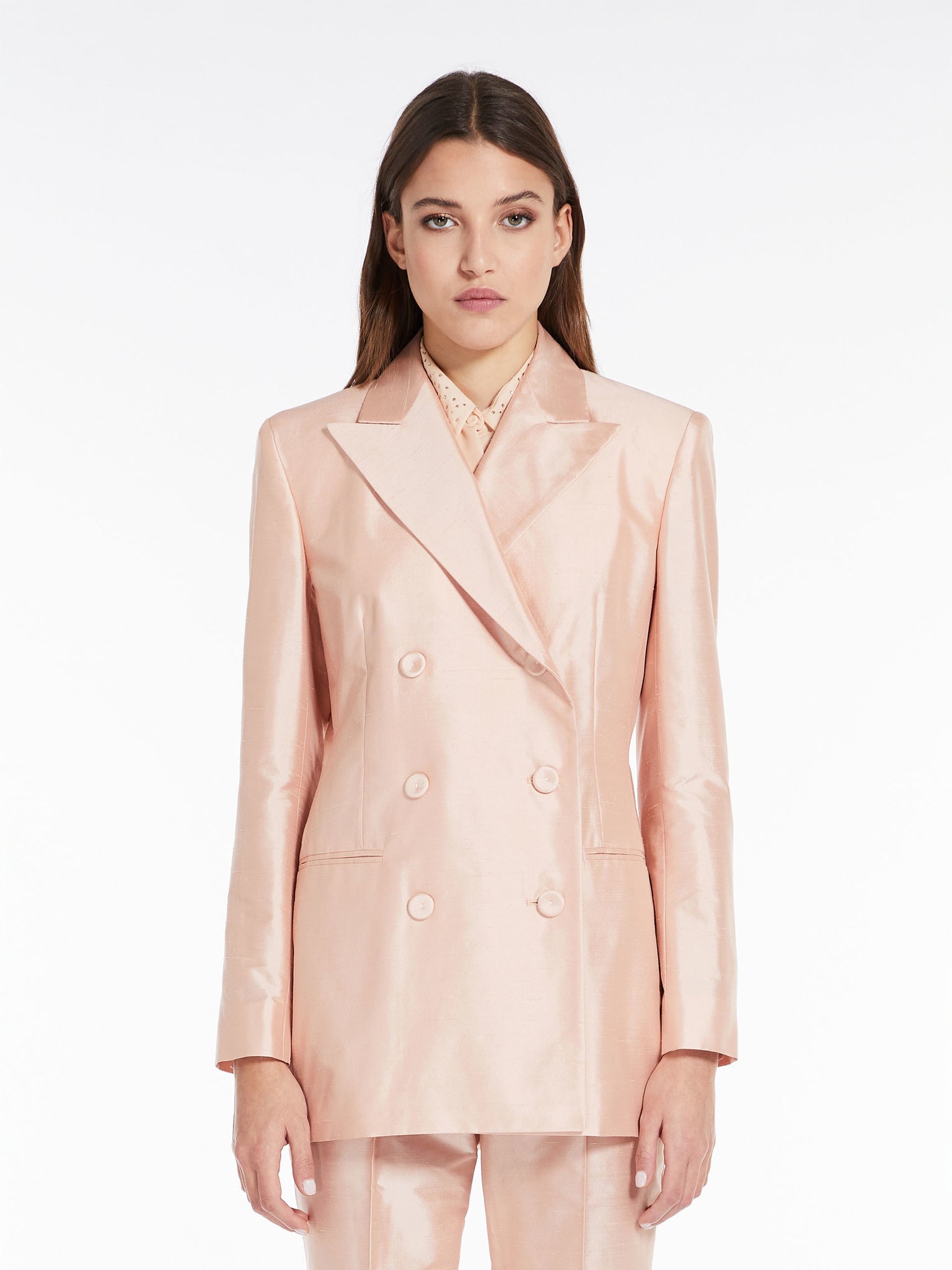 Giacca in Seta / Rosa - Ideal Moda