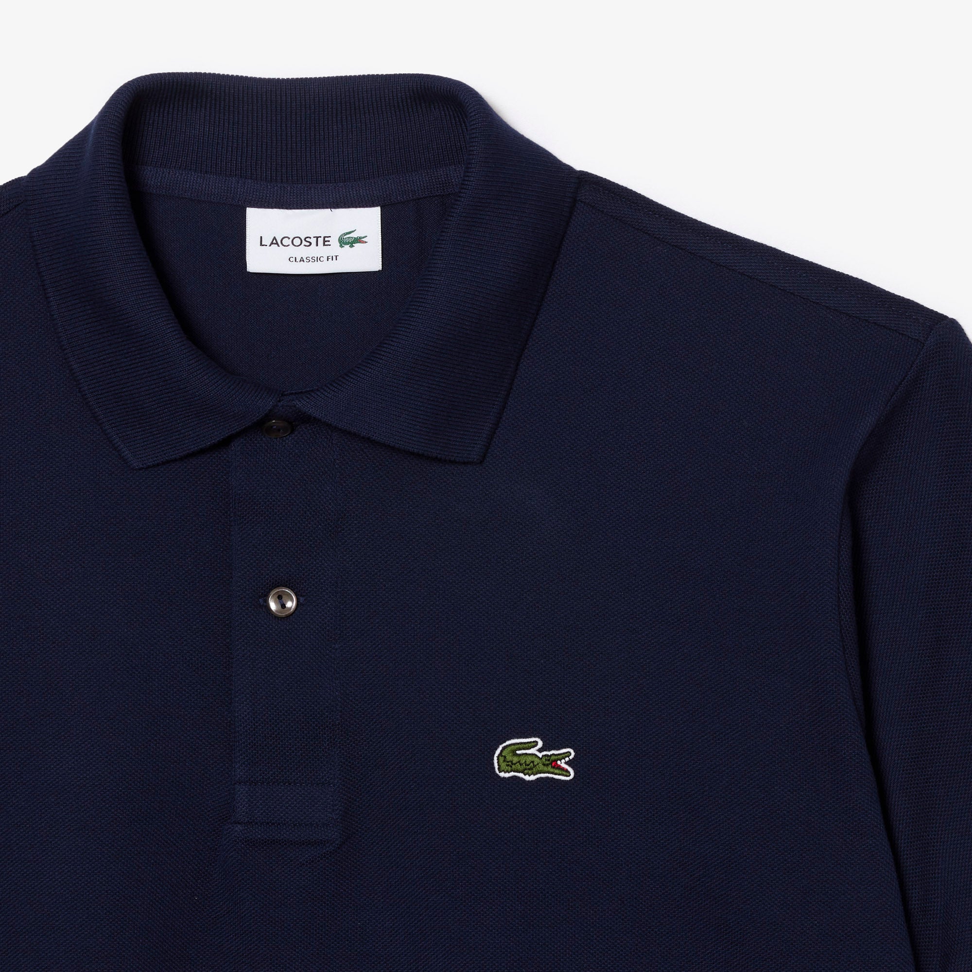 Polo con Logo Lacoste Blu