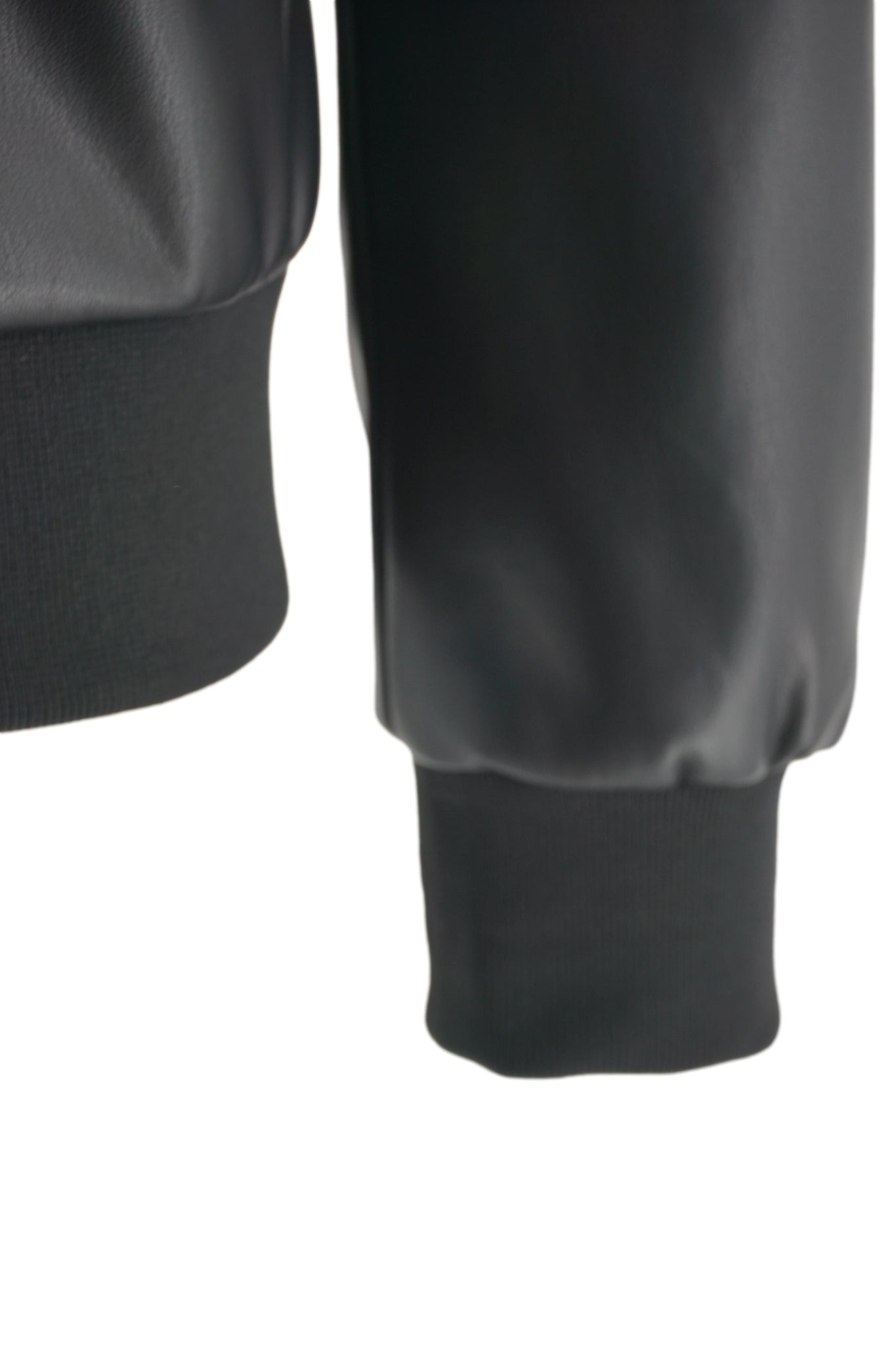 Giubbino Morg in Ecopelle con Logo / Nero - Ideal Moda