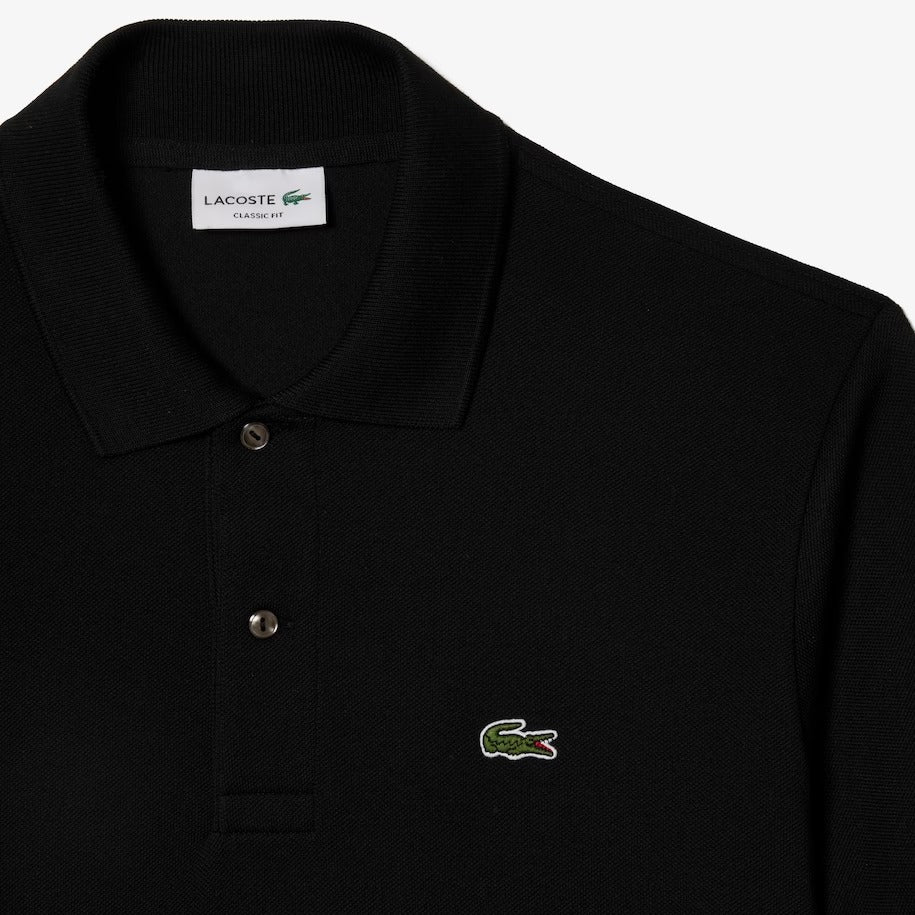 Polo 12.12 con Logo Lacoste / Nero - Ideal Moda