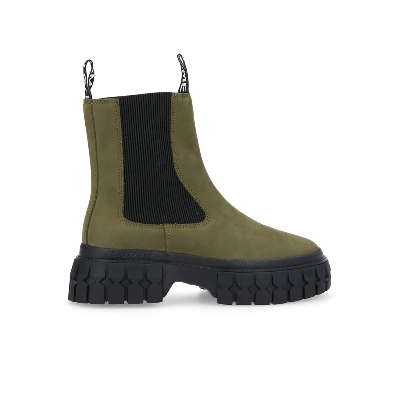 Stivale Chelsea in Pelle / Verde - Ideal Moda