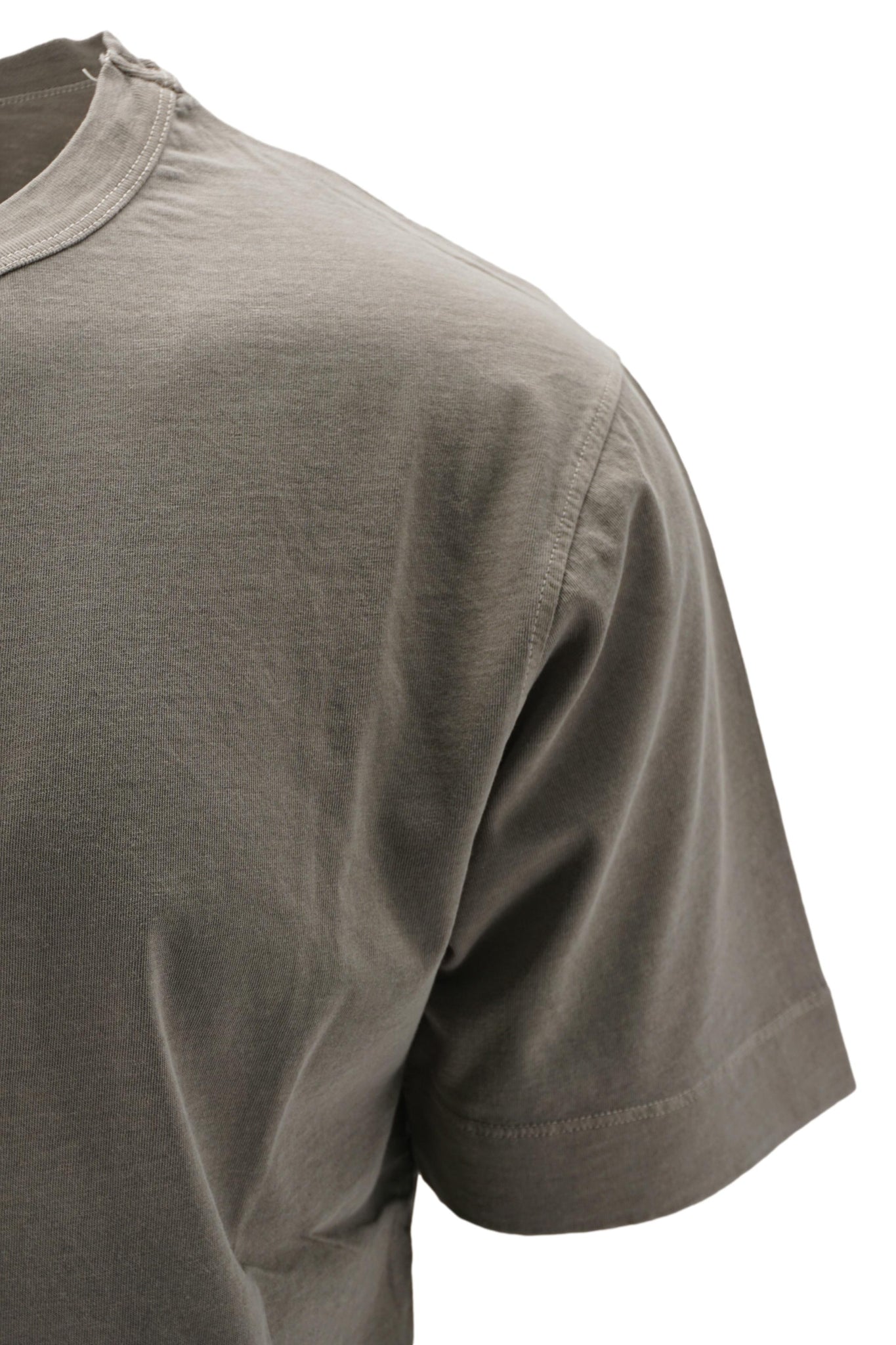 T-Shirt in Cotone Organico / Marrone - Ideal Moda