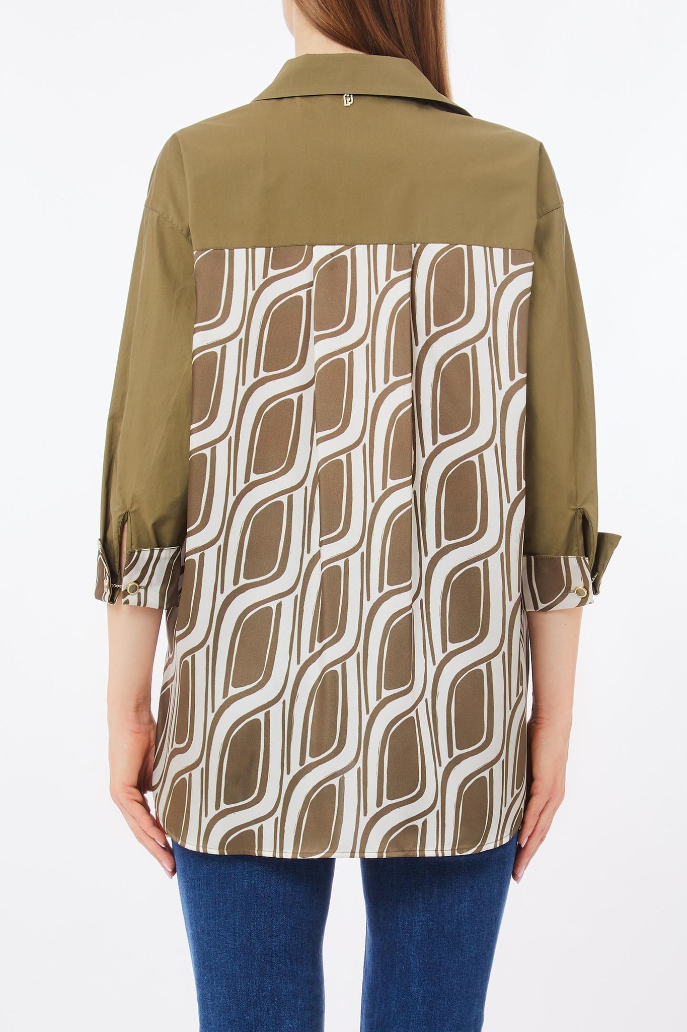 Camicia in Cotone / Verde - Ideal Moda