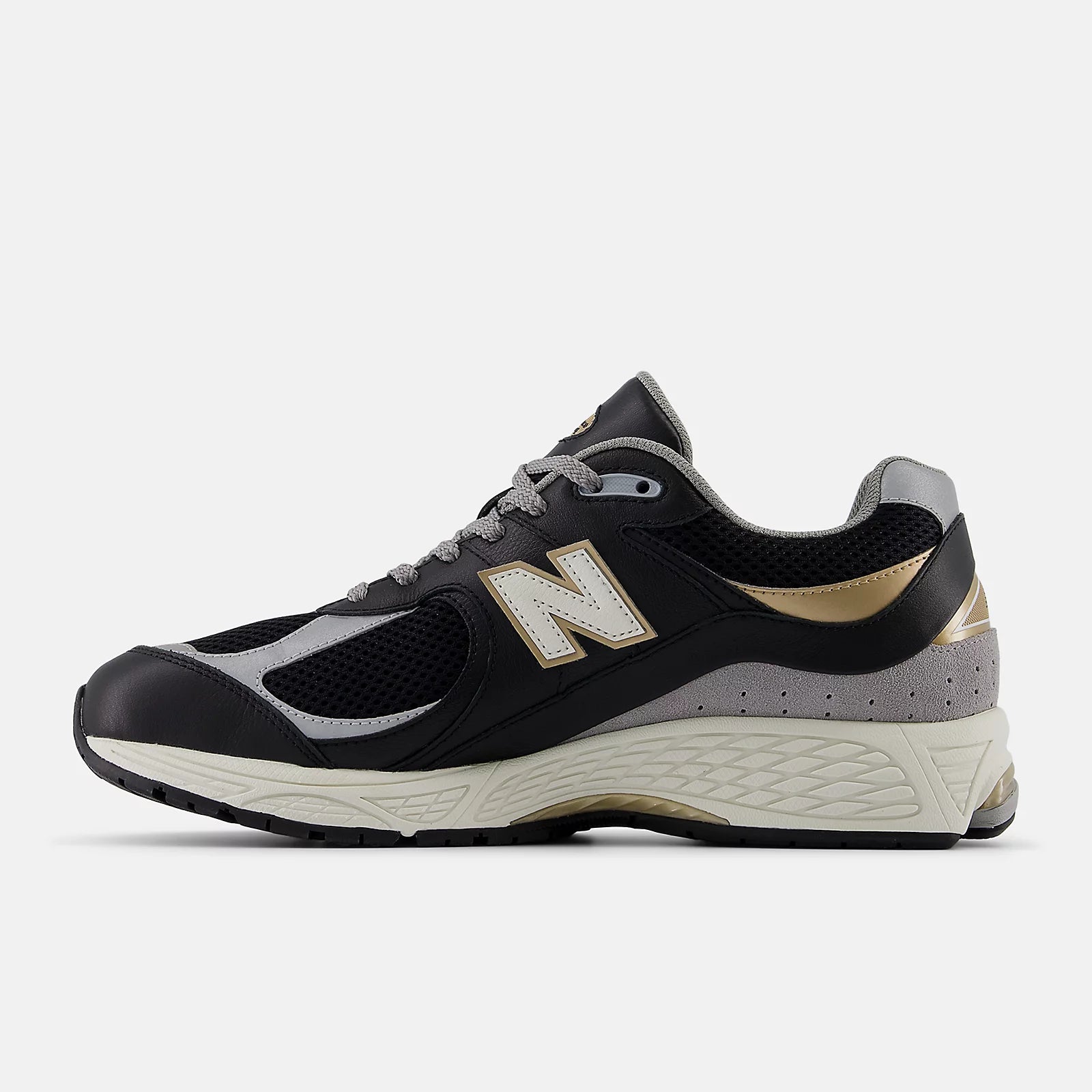 Sneaker 2002R in Suede e Tessuto / Nero - Ideal Moda