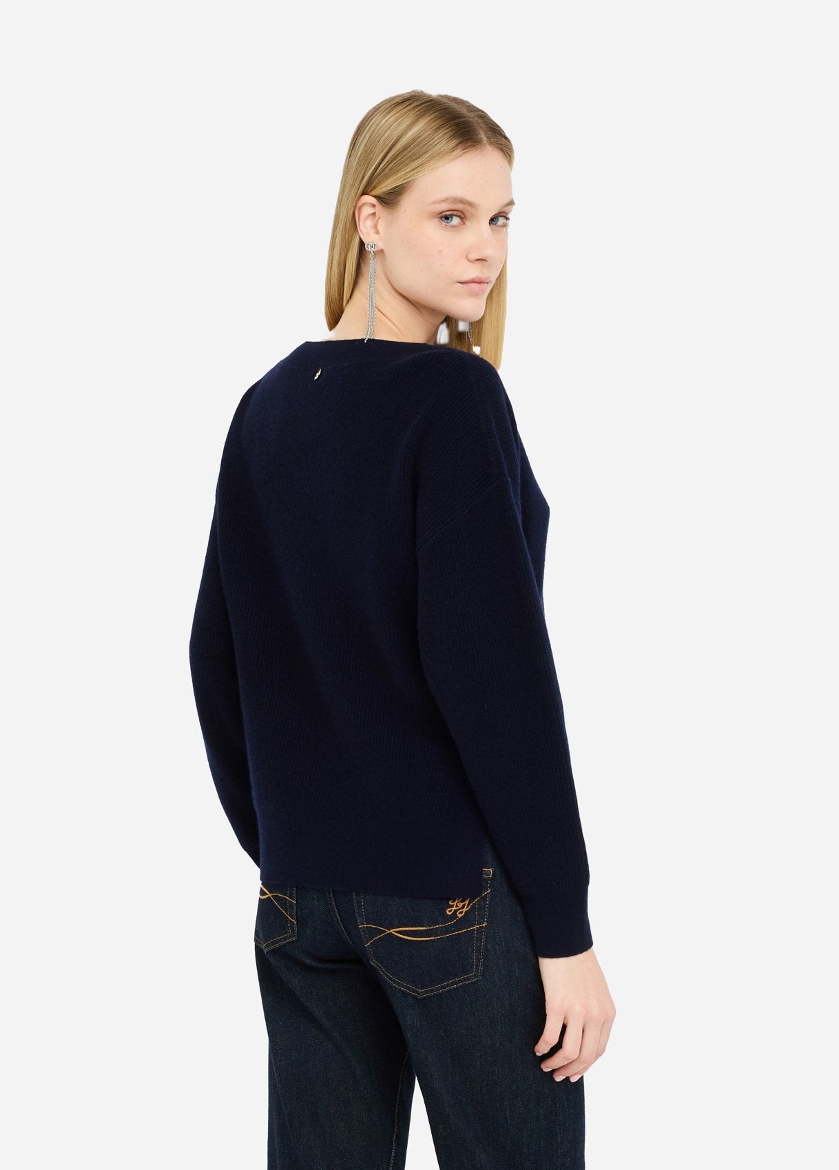 Maglia in Lana e Cashmere / Blu
