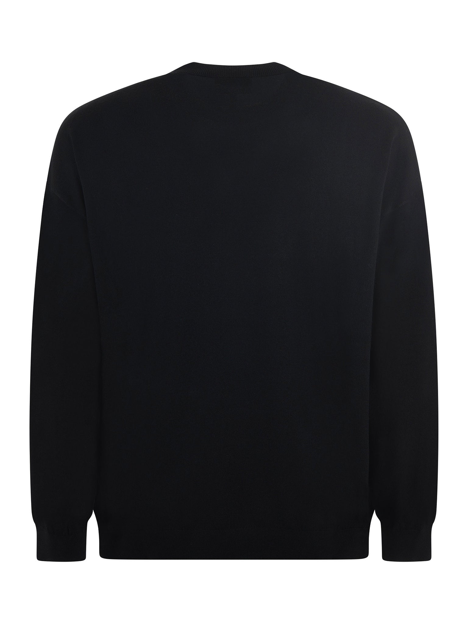 Maglia in Misto Lana con Tramatura / Nero - Ideal Moda