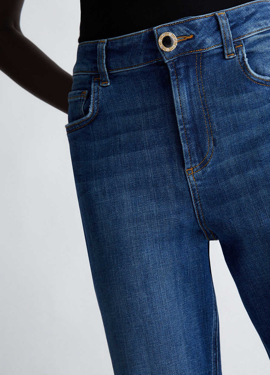 Jeans Straight Cropped / Jeans - Ideal Moda