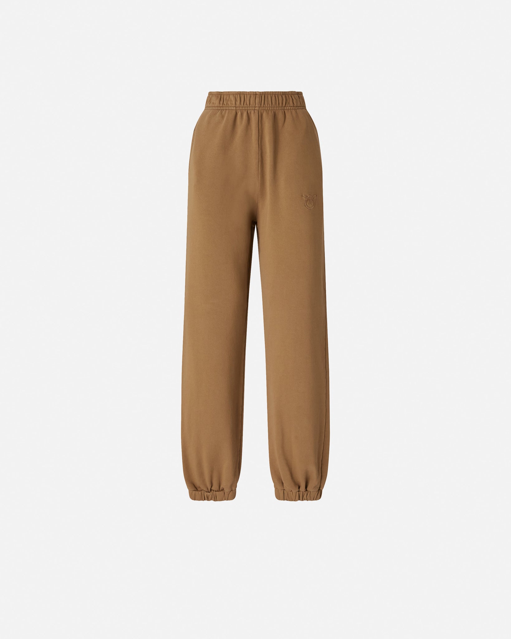 Pantalone Joggers in Felpa con Logo / Beige - Ideal Moda
