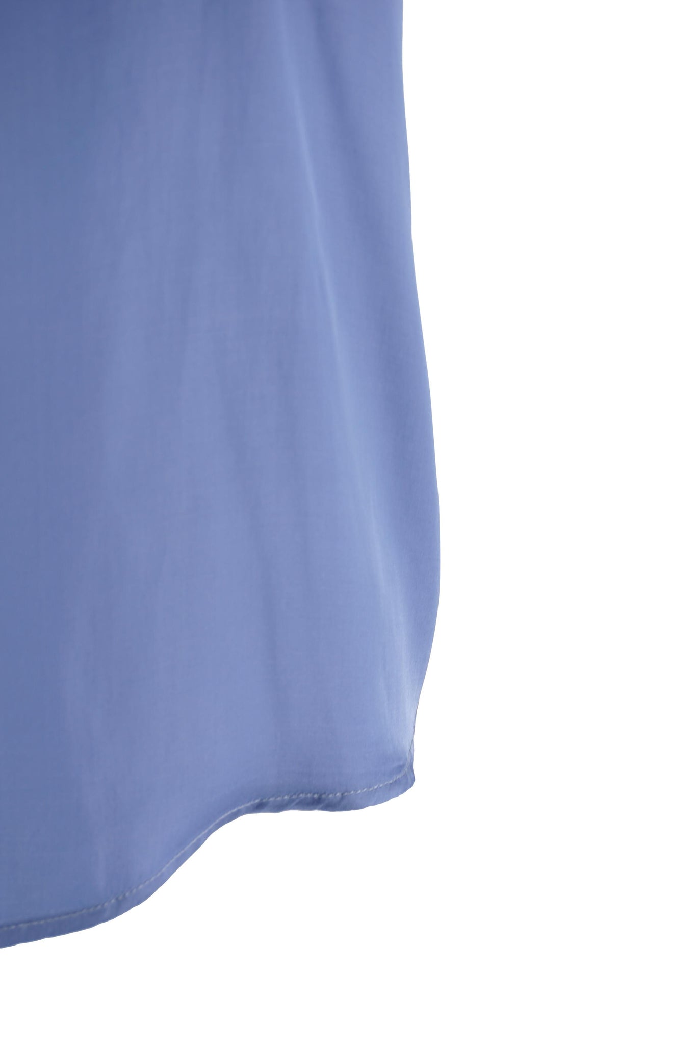 Blusa con Scollo a V / Celeste - Ideal Moda