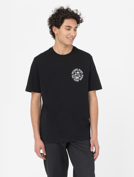 T-Shirt Bayside a Mezze Maniche / Nero - Ideal Moda