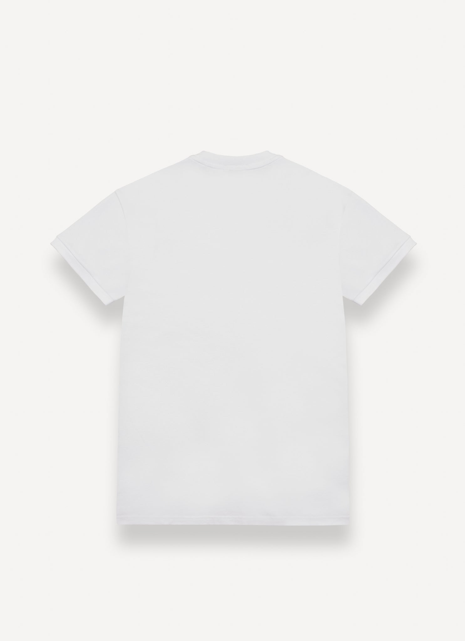 T-Shirt in Piquet di Cotone / Bianco - Ideal Moda