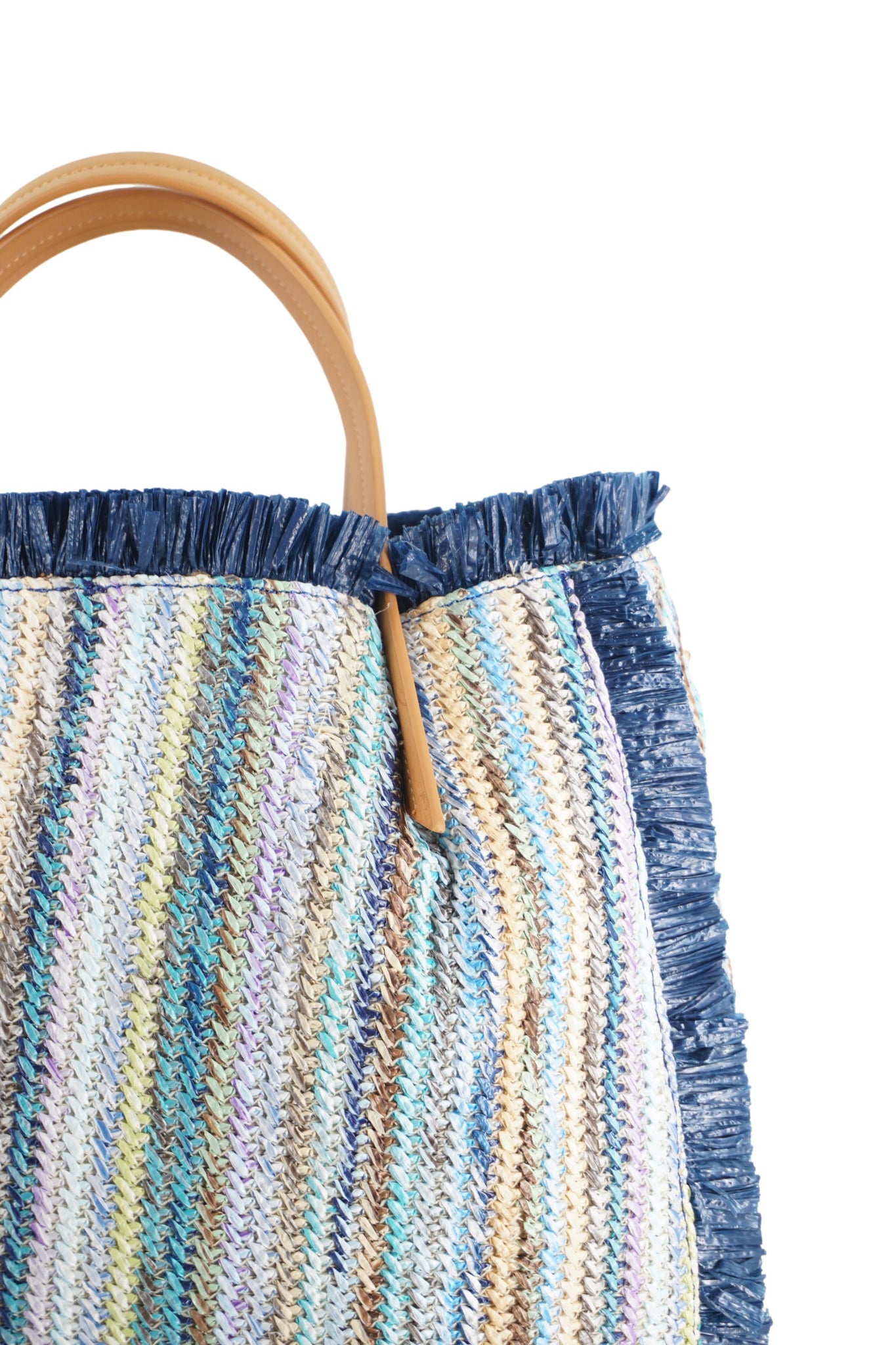Borsa Doris in Paglia / Azzurro - Ideal Moda