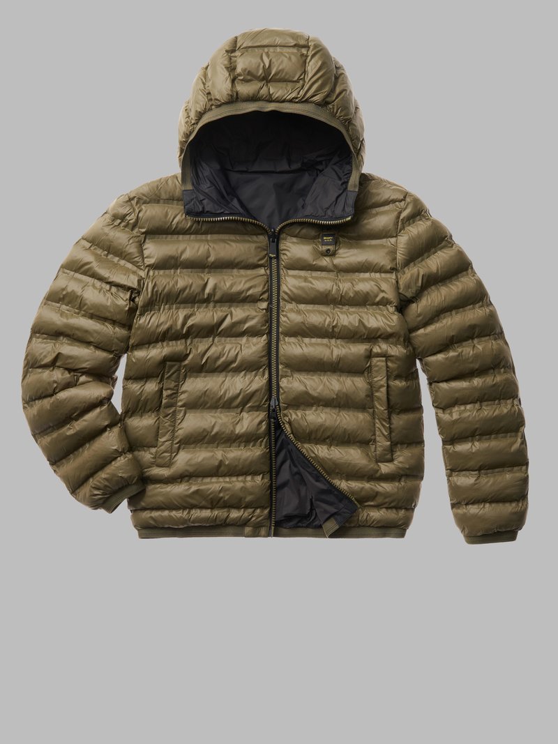 Piumino Reversibile Termosaldato / Nero - Ideal Moda