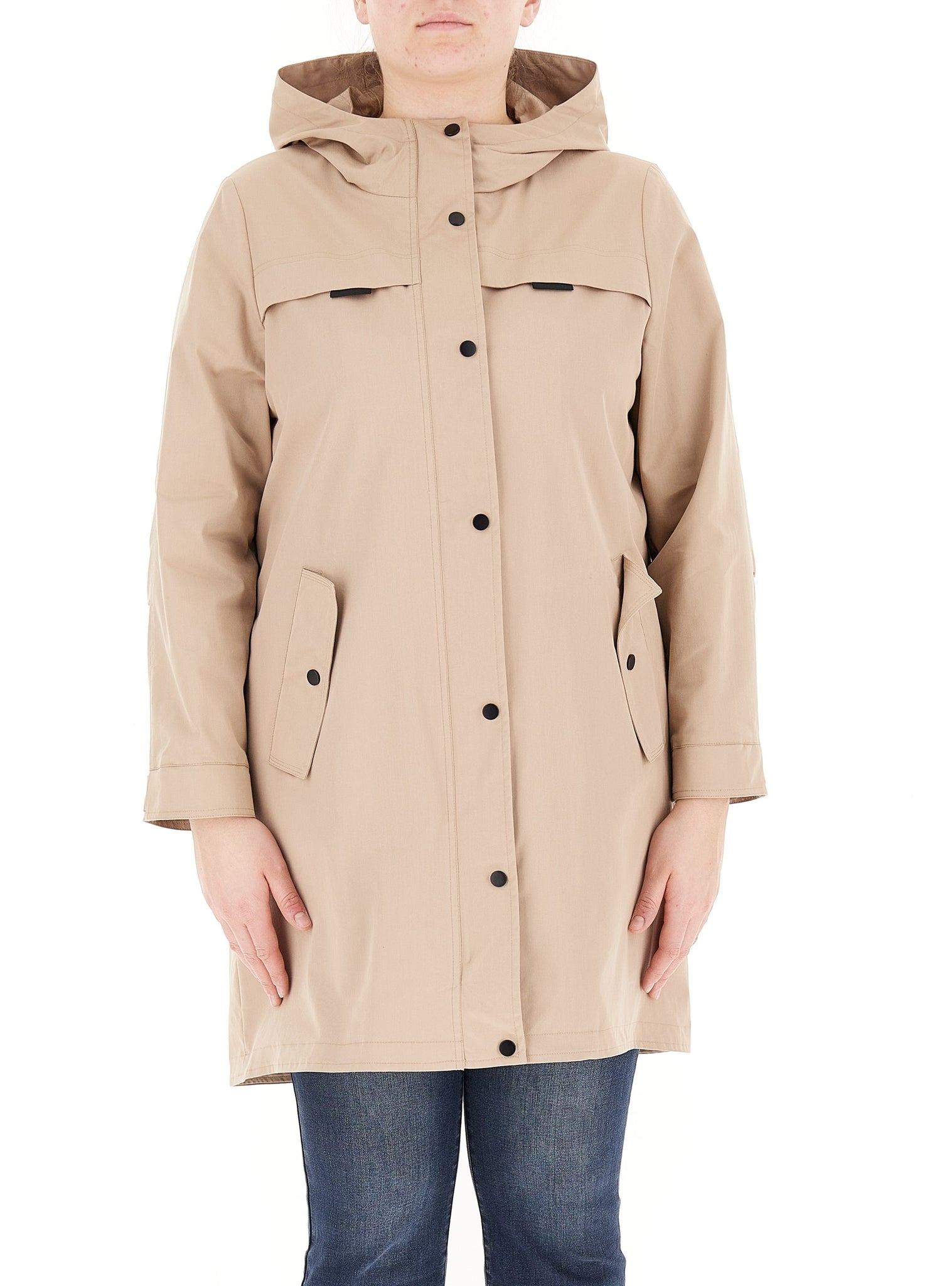 Parka Leggero / Beige - Ideal Moda