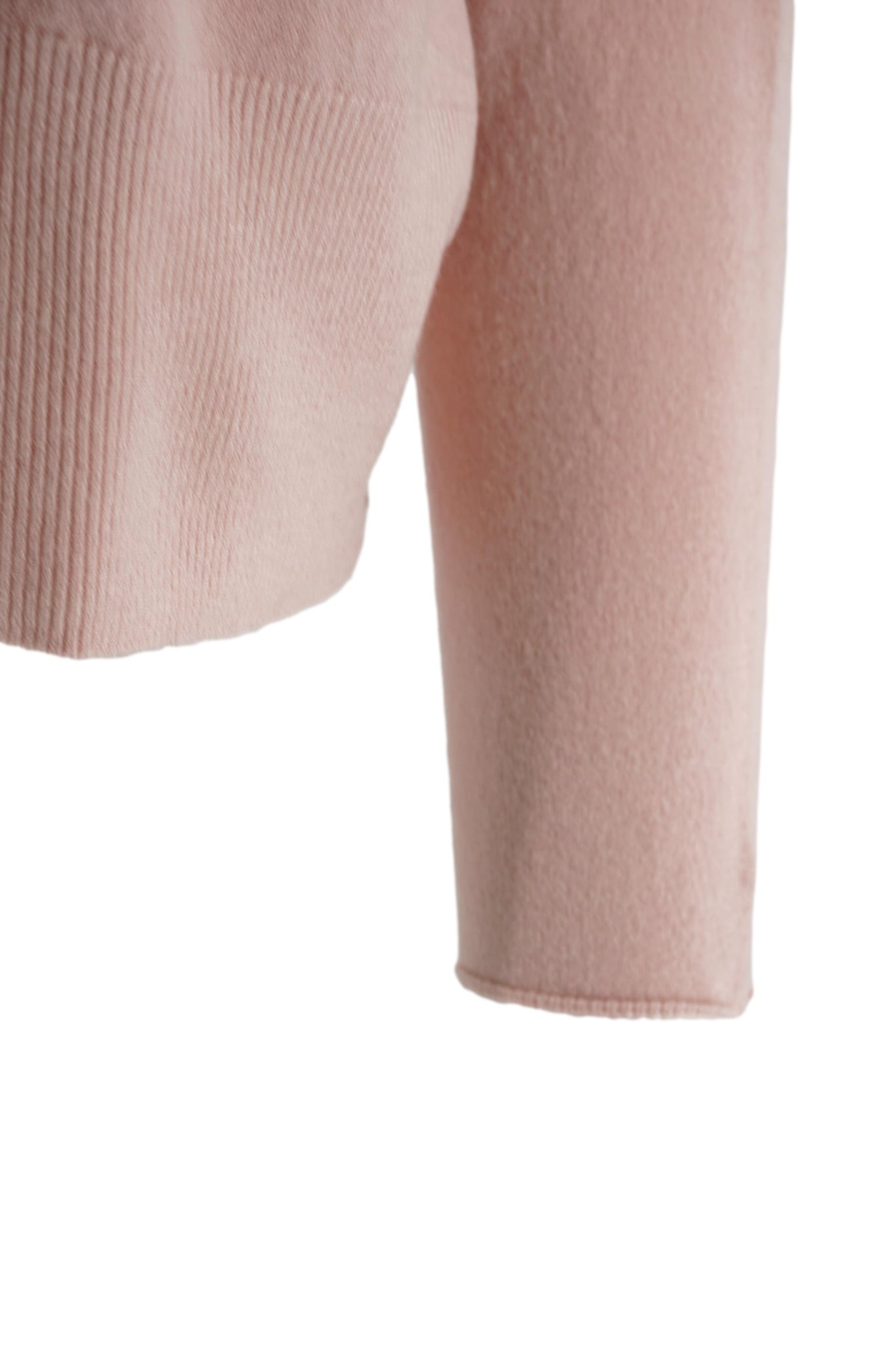 Maglia Boxy Fit con Scollo a V / Rosa - Ideal Moda