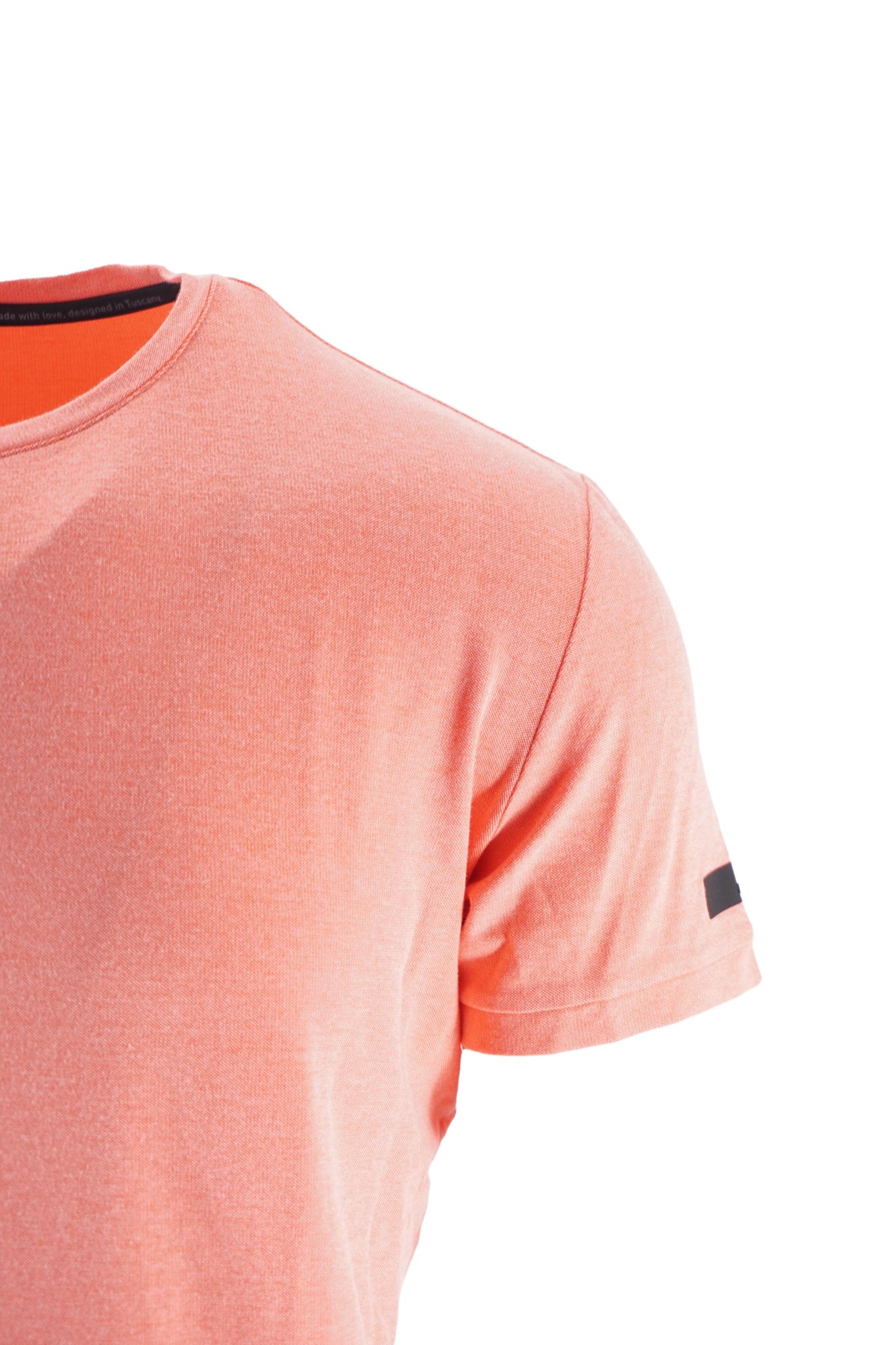 T-Shirt Macro Wash / Arancione - Ideal Moda