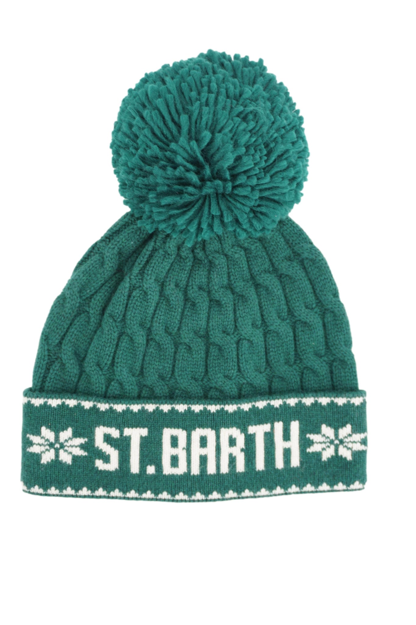 Cappello con Ricamo Frontale / Verde - Ideal Moda