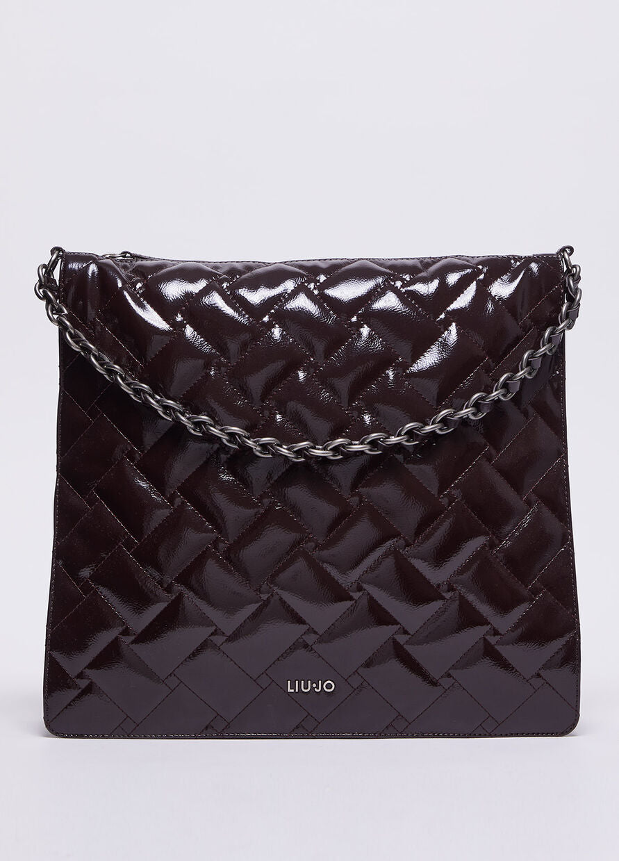 Tote Bag Ecosostenibile / Bordeaux - Ideal Moda