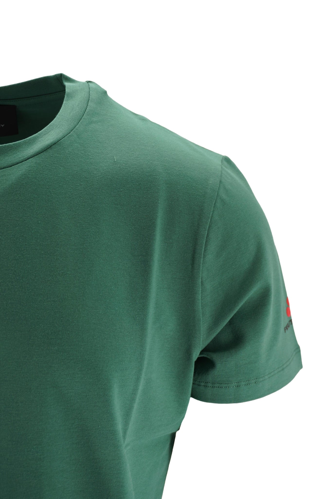 T-Shirt in Cotone Stretch / Verde - Ideal Moda