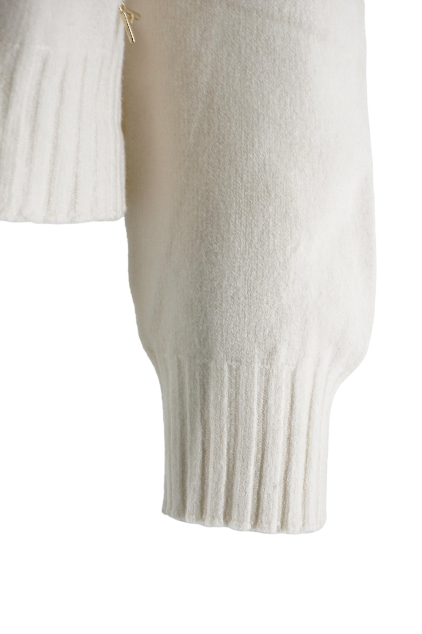 Maglia con Scollo a V / Bianco - Ideal Moda