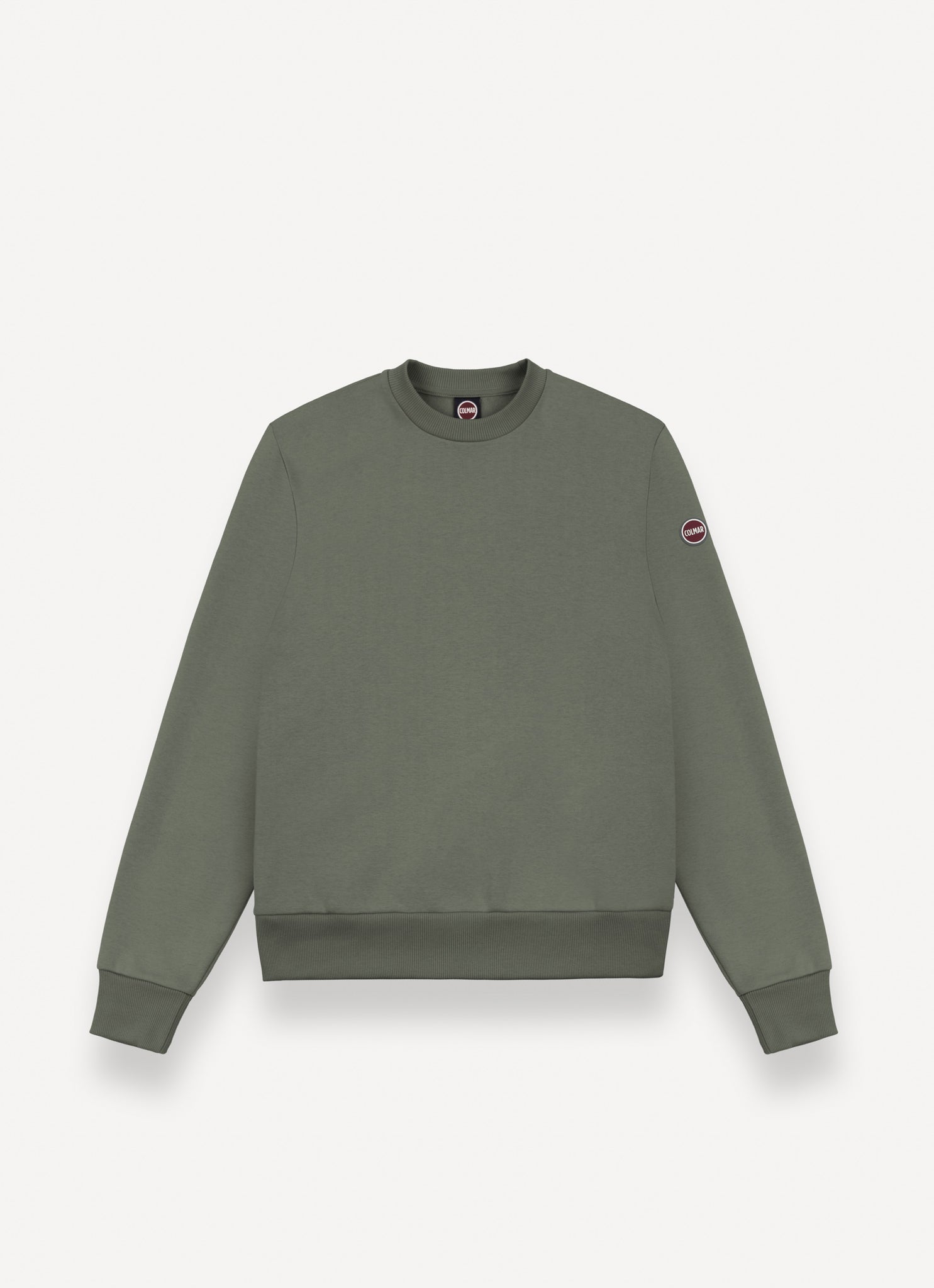 Felpa Girocollo con Logo / Verde