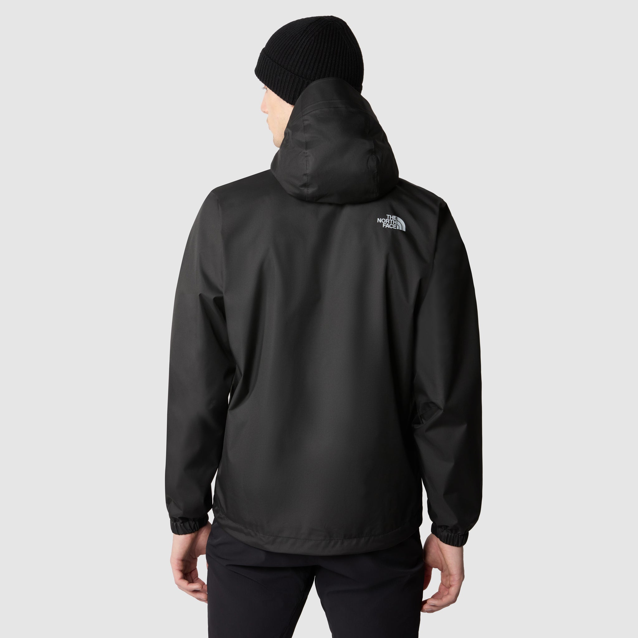 Giacca Quest con Cappuccio e Logo / Nero - Ideal Moda