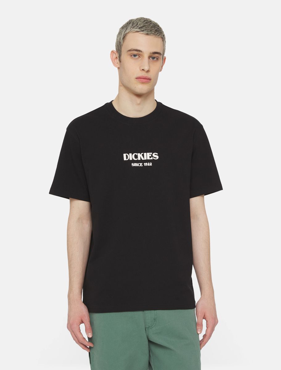 T-Shirt Max Meadows a Mezze Maniche / Nero - Ideal Moda